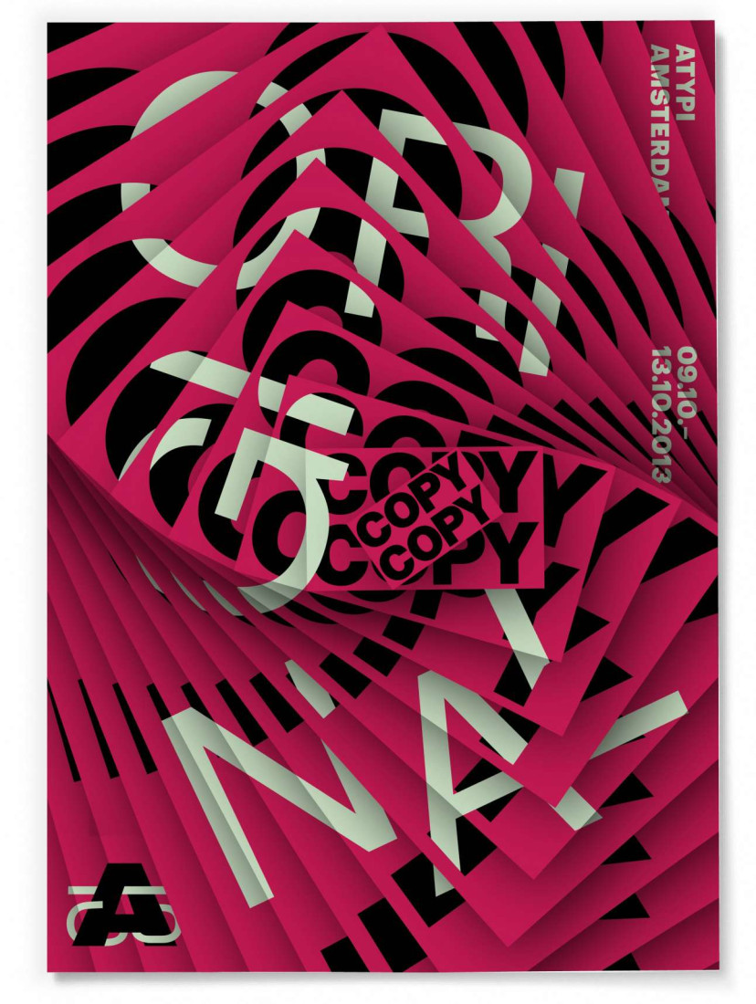 Studio Dumbar, plakat dla Association Typographique Internationale