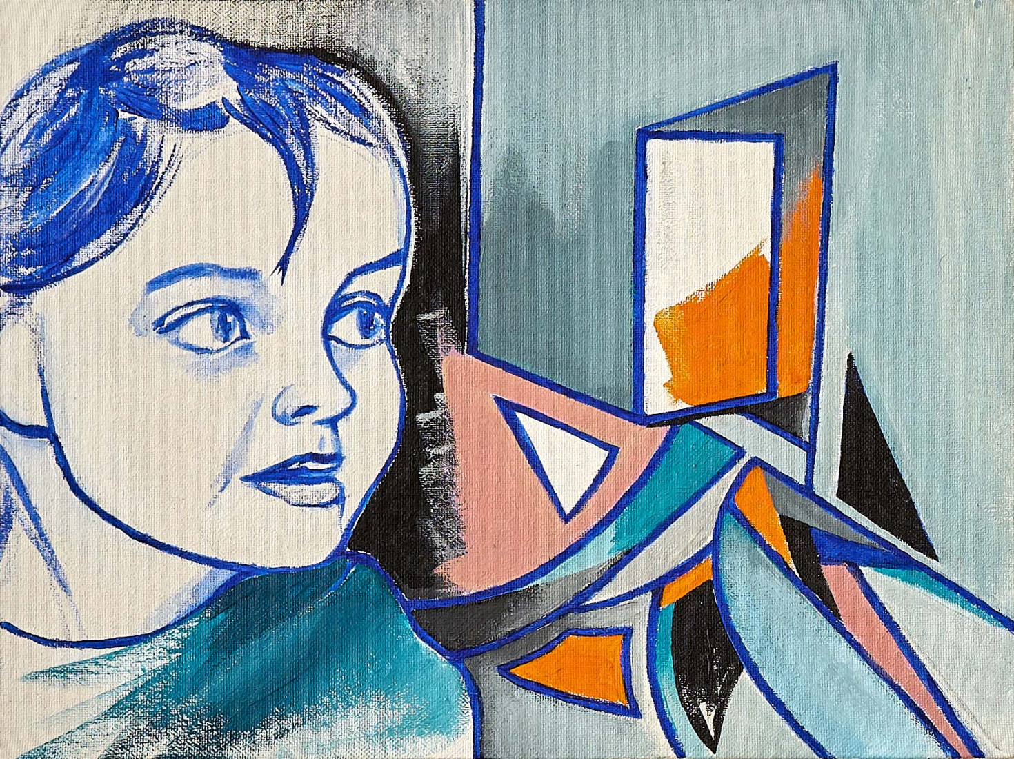 Reality, Shuffled, 2018, 30 x 40 cm, acrylic on canvas panel