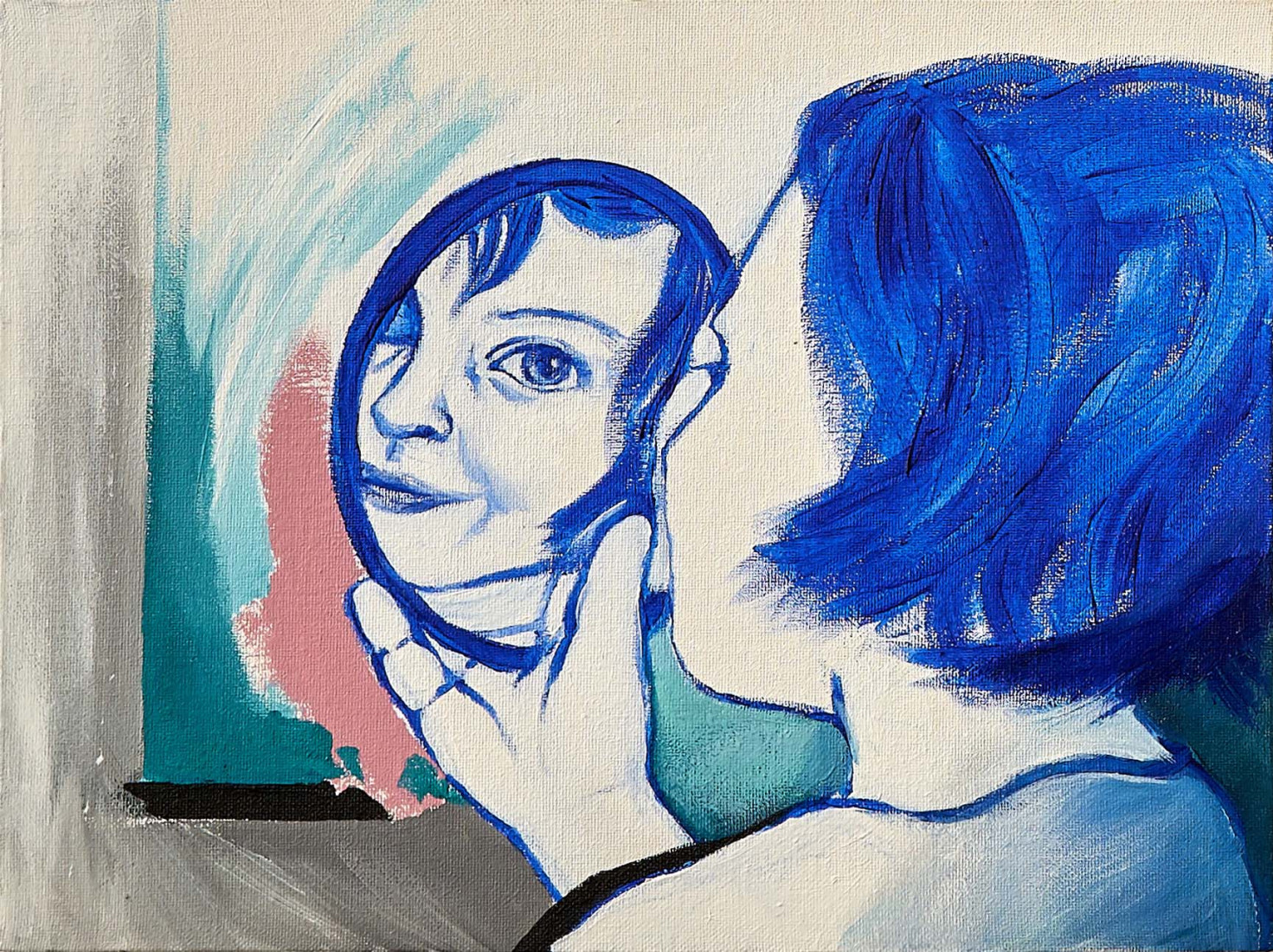 Reality, Reimagined, 2018, 30 x 40 cm, acrylic on canvas panel