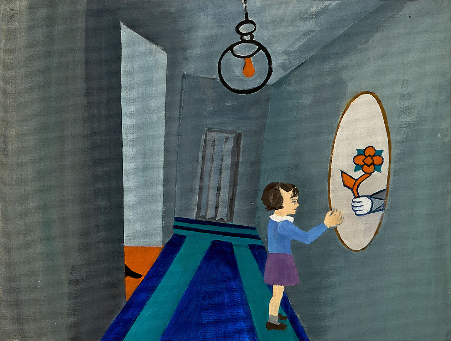 The Gift, 2018, 30 x 40 cm, acrylic on canvas panel