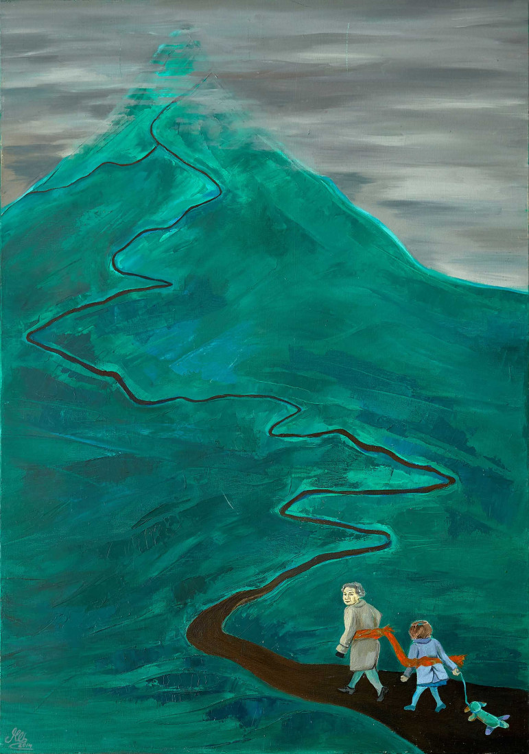 The Magic Mountain, 2014, 100 x 70 cm, acrylic on canvas